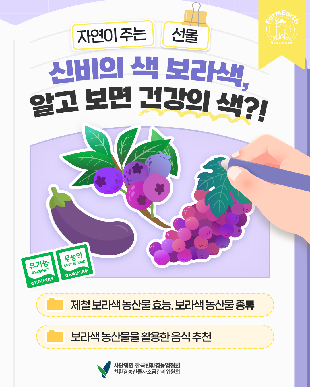 [친환백과사전] ep4. 신비의 보라색, 알고 보면 건강의 색?!