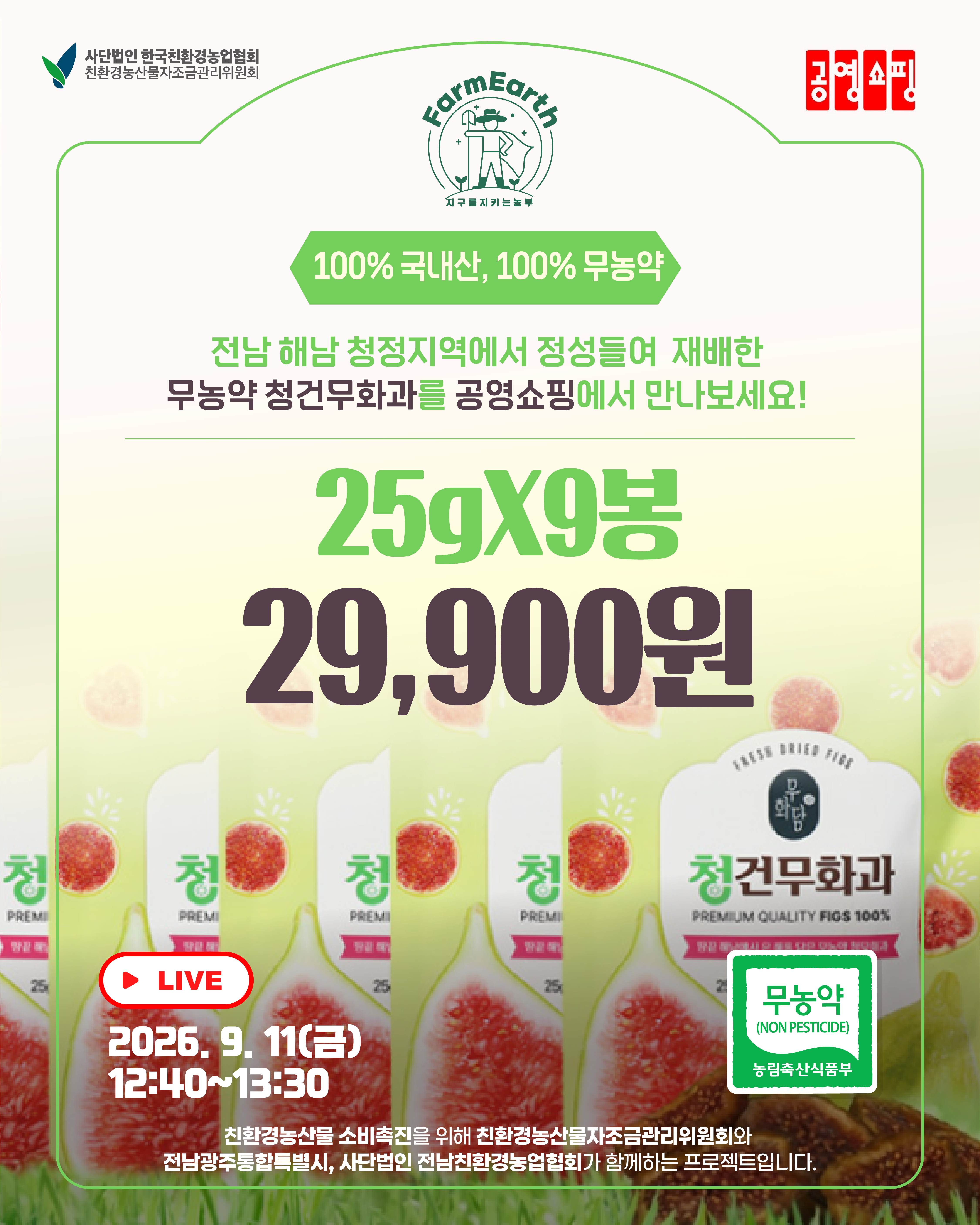 [공영쇼핑] 2026 해남 청건무화과!