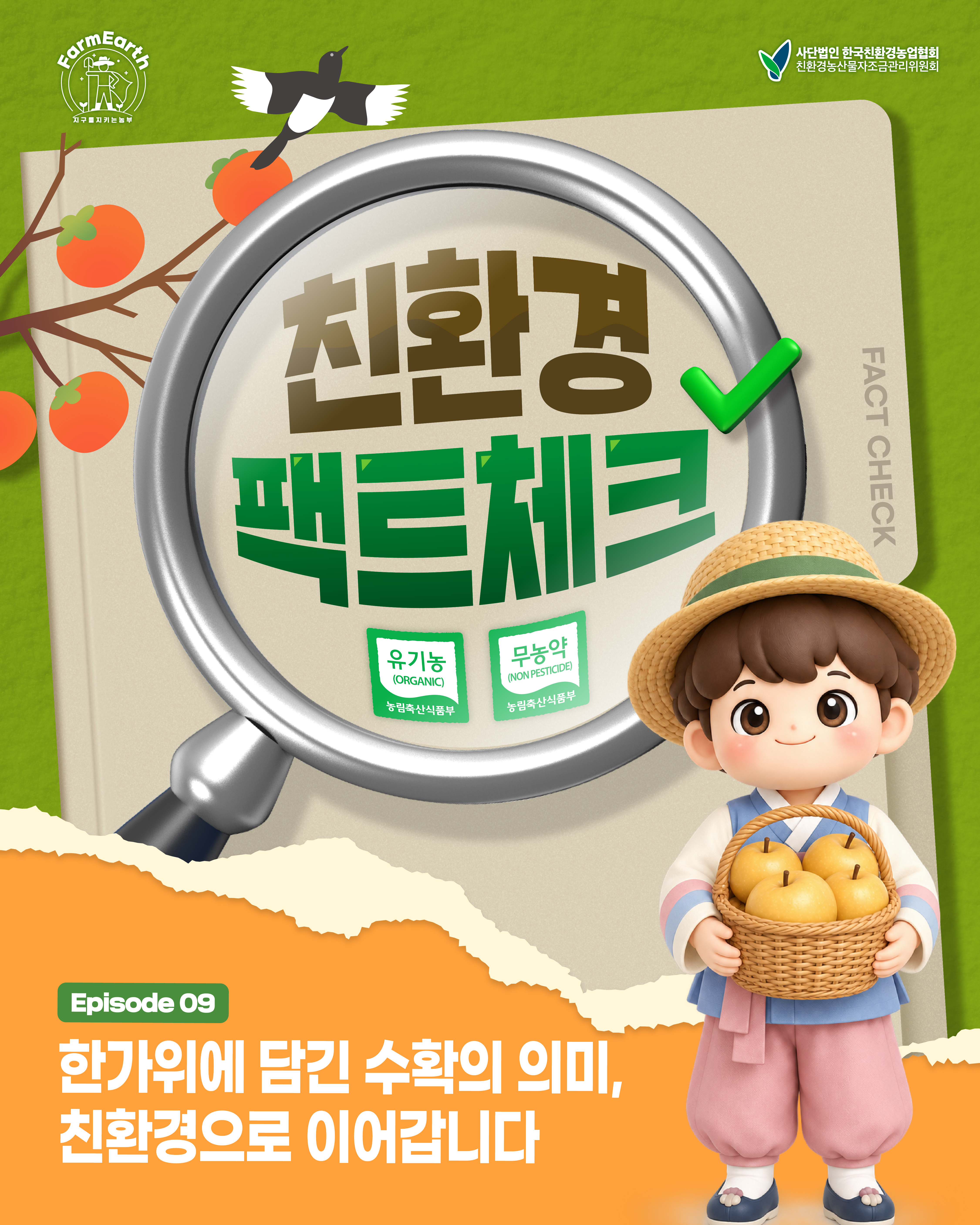 [친환경팩트체크] EP9. 한가위에 담긴 수확의 의미, 친환경으로 이어갑니다!